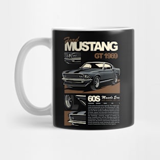 Retro Mustang 1969 GT Mug